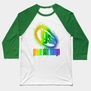 GreenSkinMango GSM PRIDE 2020 Graffiti Logo ‘92 Baseball T-Shirt